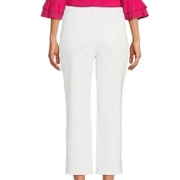 072 NWT NYDJ Joni High Rise Straight Leg Relaxed Fit Carpi Size 4 - Picture 2 of 6